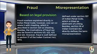 What is Difference Between Fraud amp Misrepresentation [upl. by Linder608]