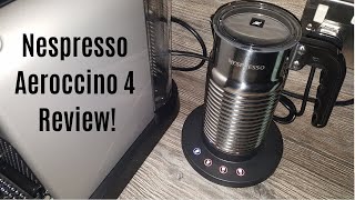 Nespresso Aeroccino 4 Milk Frother Review  Worth upgrading from the Aeroccino 3 [upl. by Favin]