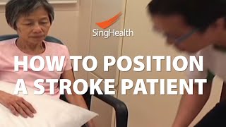 How To Position A Stroke Patient [upl. by Cerracchio]