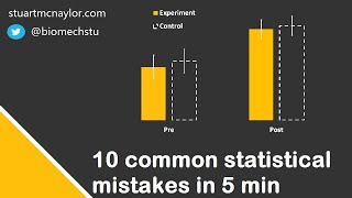 Ten Statistical Mistakes in 5 Min [upl. by Durand]