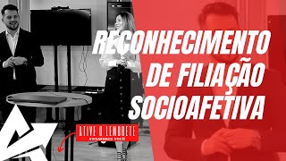 DIREITO DE FAMÍLIA Reconhecimento de filiação socioafetiva [upl. by Satterlee799]