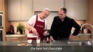 How to make a hot chocolate using an aerolatte milk frother [upl. by Lyckman]